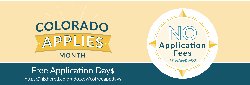 Flier promoting FREE Application days for Colorado colleges and universities, October 19th-21st. Contact Kelly Powell for more information.